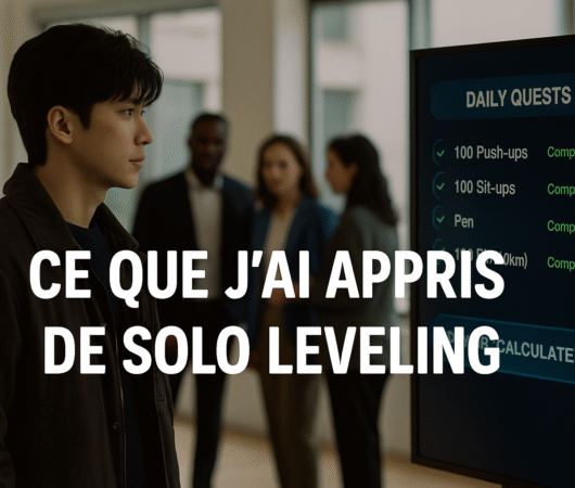 Les leçons de vie que j'ai tiré du manga Solo Leveling !