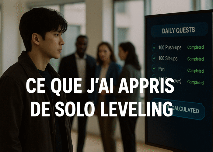 Les leçons de vie que j’ai tiré du manga Solo Leveling !